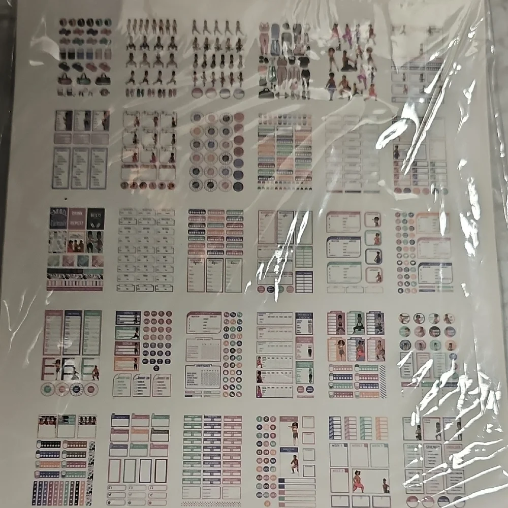 Goldmine and Coco Workout Stickerbook NIP